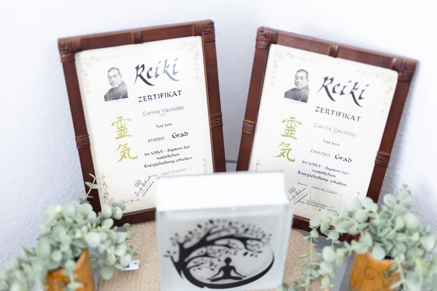 Seelenwärme Reiki Praxis - Zertifikat